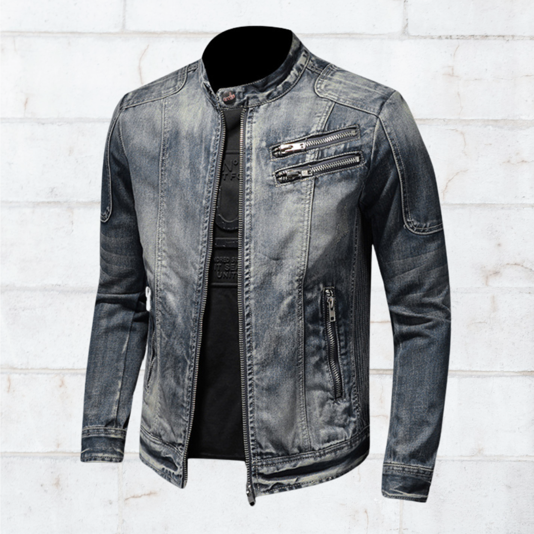 Jason | Chaqueta robusta y moderna con cuello alto