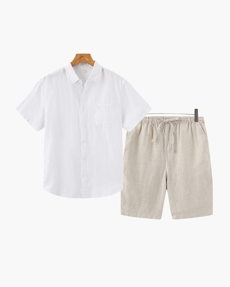 Completo in lino (pantaloncini)