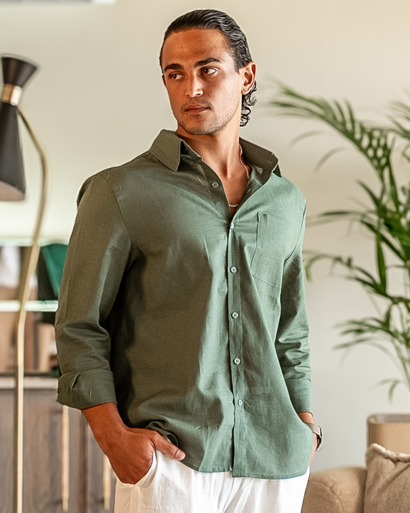 Cape Town - 100% Linen Shirt