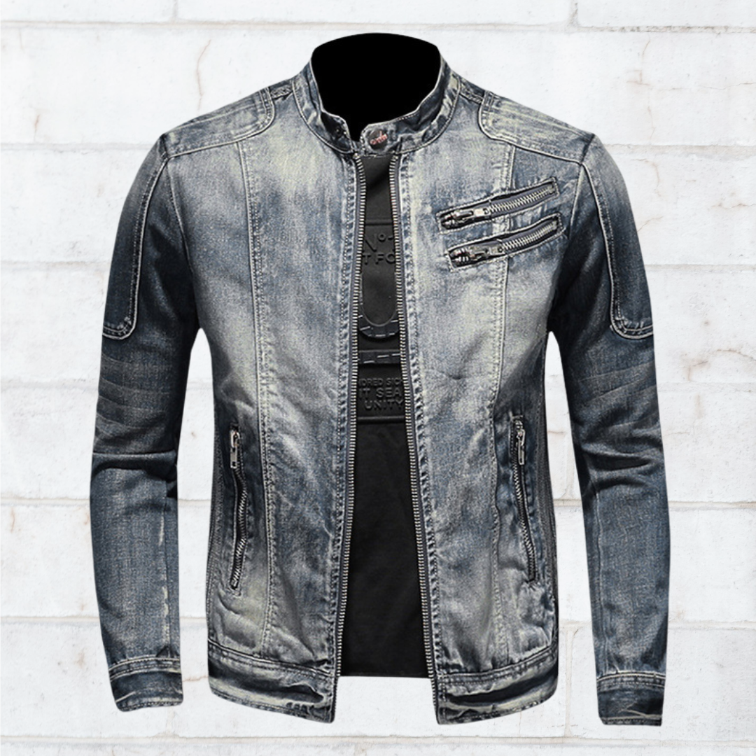 Jason | Chaqueta robusta y moderna con cuello alto