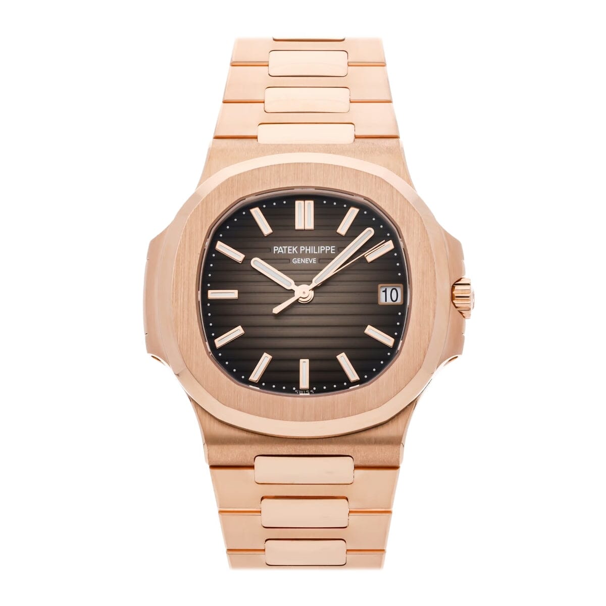 PTK P. Nautilus Chronograph 5980/1R-001 Rose Gold, Black Dial